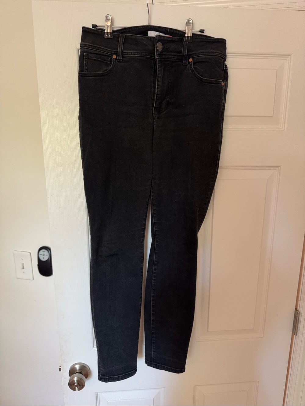 CAbi Black High-Rise Skinny Jeans